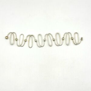 Tiffany & Co VINTAGE Sterling Silver  Spiral & Ball Bracelet RARE
